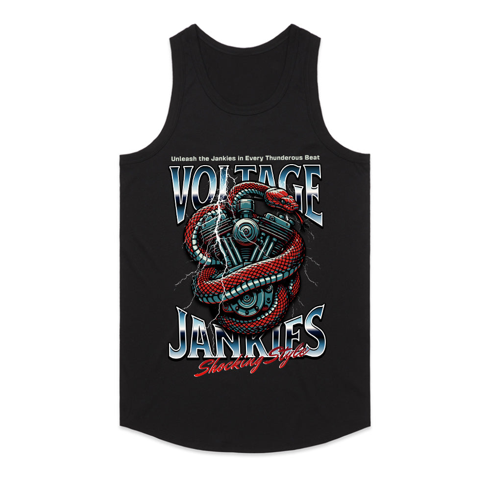 Voltage Junkies Biker T-Shirt – Shocking Style, Electrifying Power
