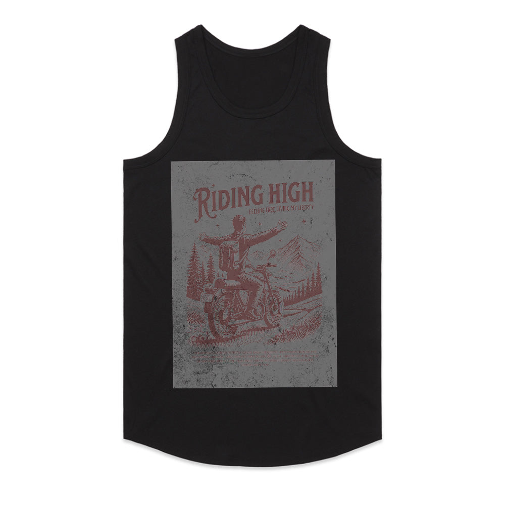 Riding High Vintage Biker Adventure T-Shirt