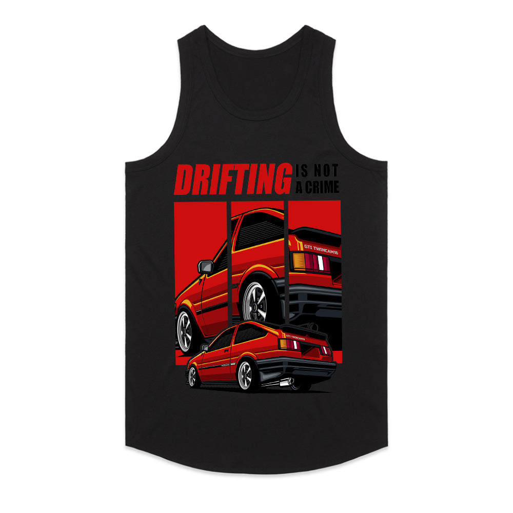 Drifting Is Not A Crime AE86 T-Shirt – Hachiroku Legend Edition