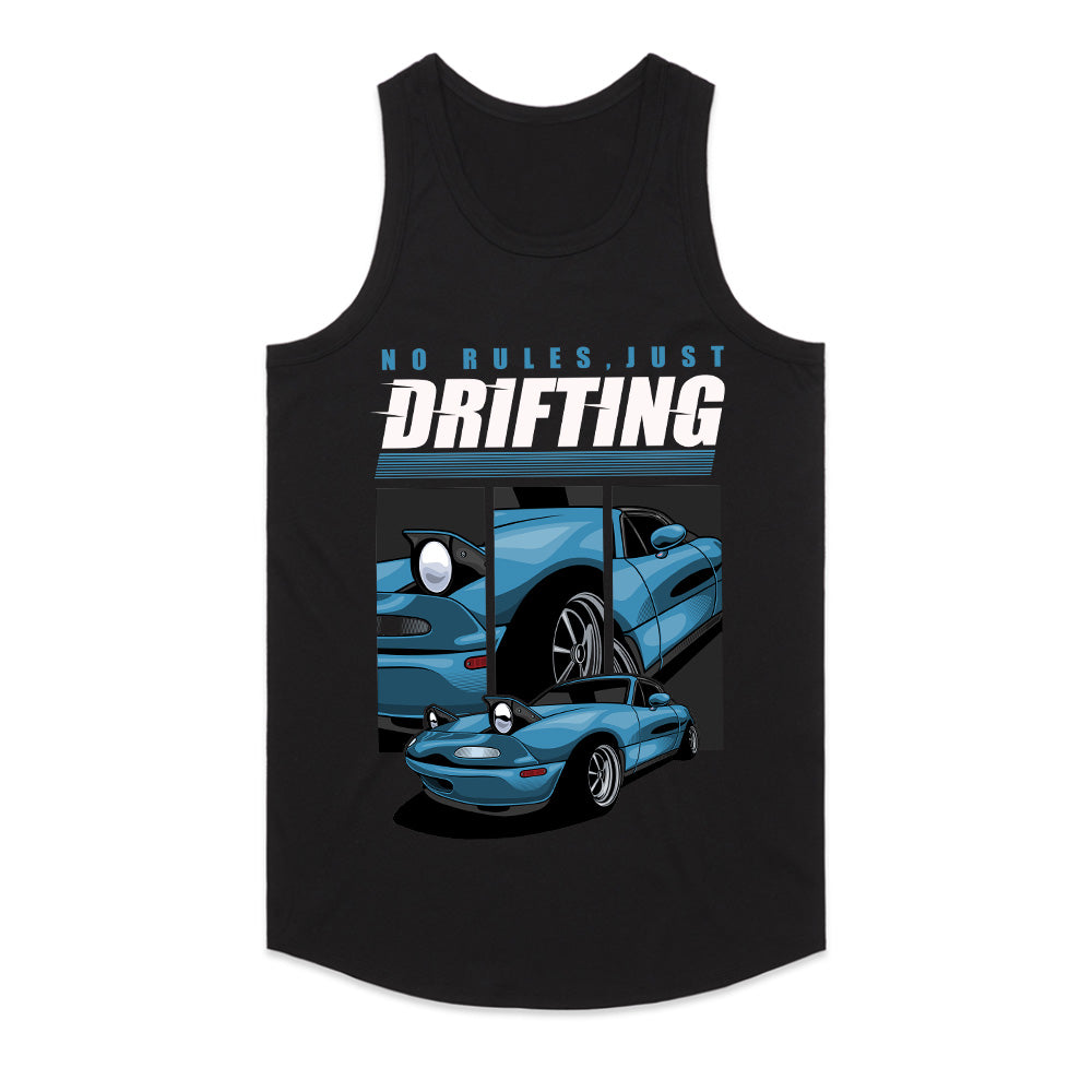 No Rules, Just Drifting Miata T-Shirt – Slide Culture Edition