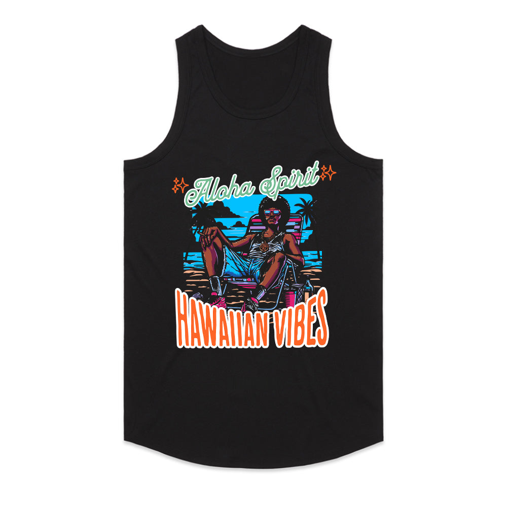Island Chill: Aloha Spirit Hawaiian Vibes Tee