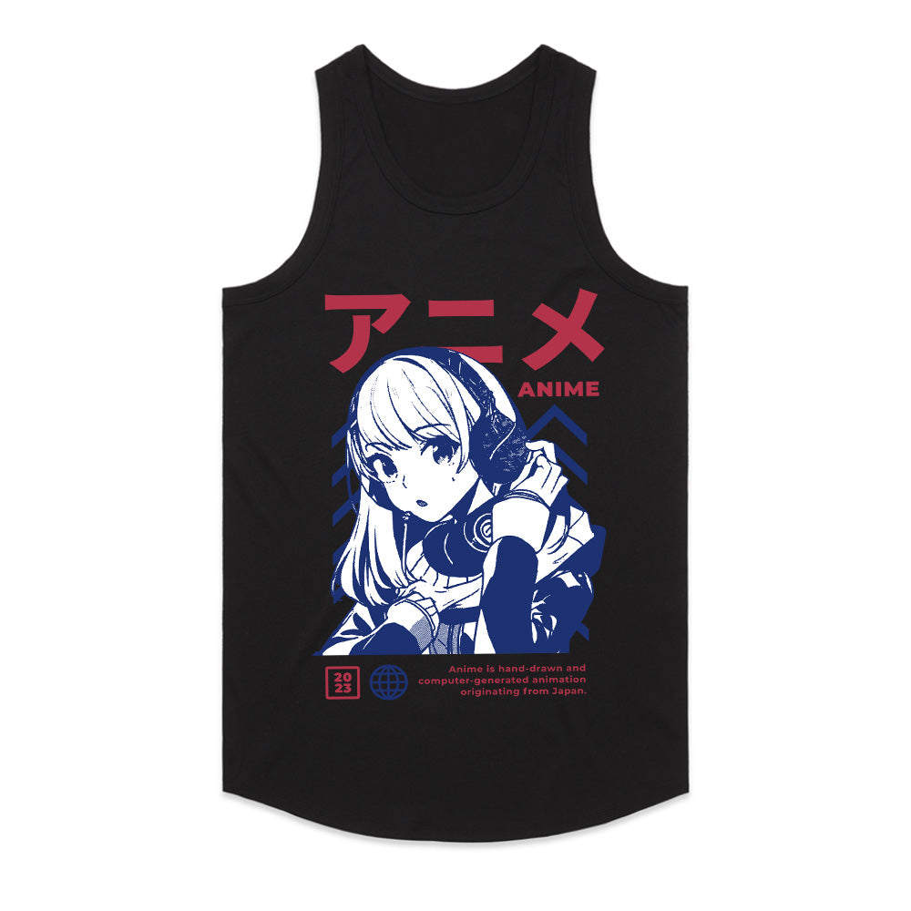 Neo Tokyo Vibes – Classic Anime Girl Tee