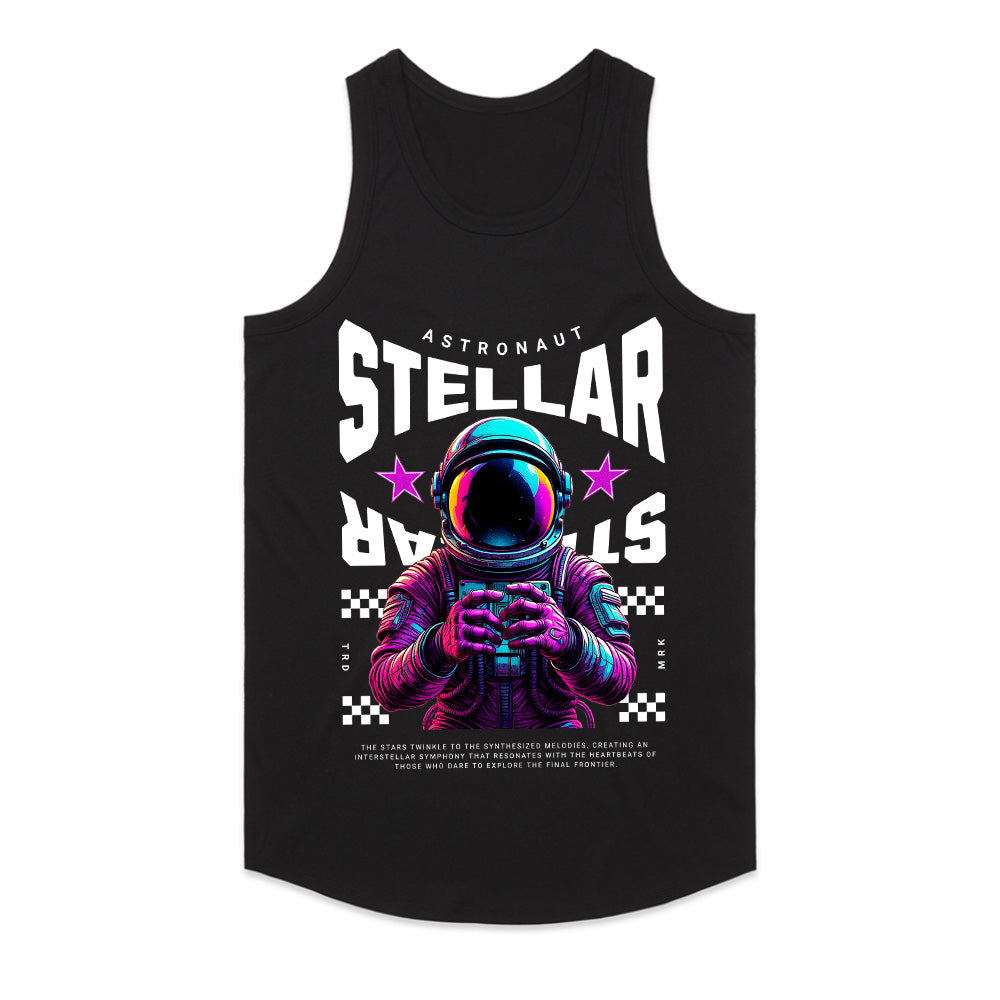 Stellar Signals: Neon Spacewave Tee