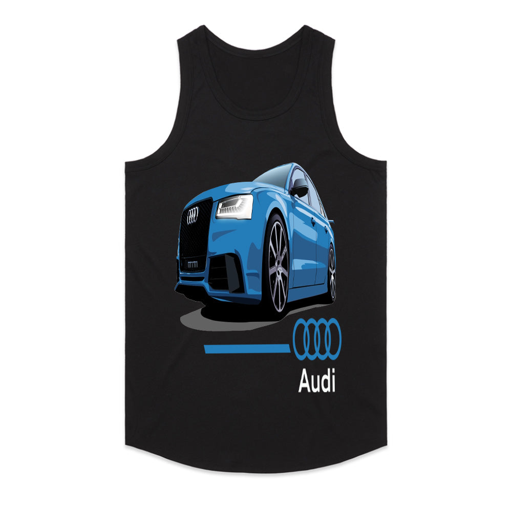 Audi RS Power T-Shirt – Blue Performance Edition