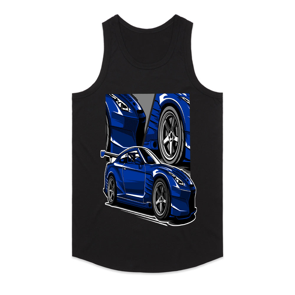 Godzilla GT-R R35 Power T-Shirt – Midnight Blue Edition