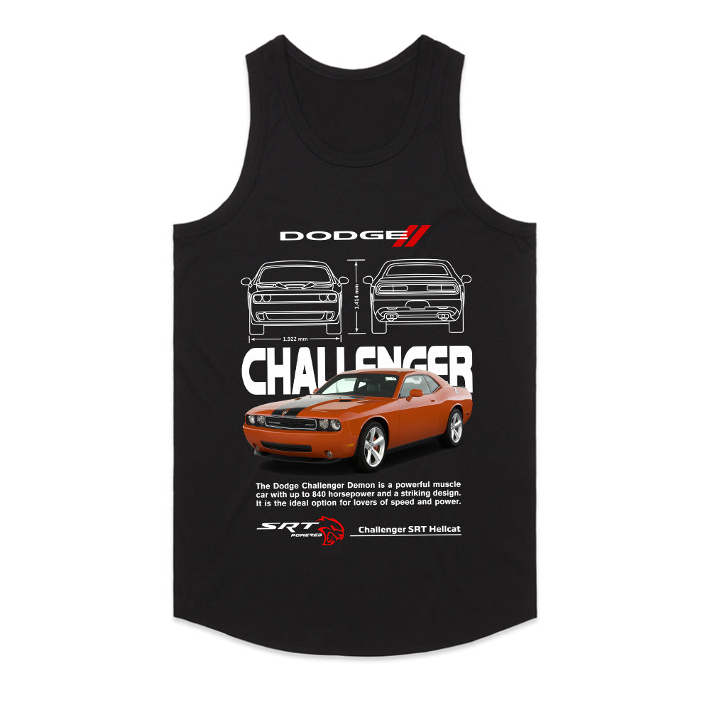 Dodge Challenger Classic Muscle Car T-Shirt – Unleash the Power