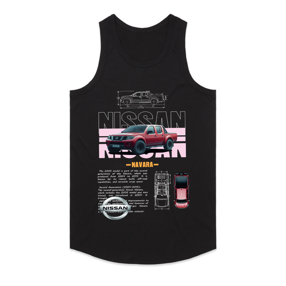 Vintage Nissan Navara Truck Graphic T-Shirt - Bold Automotive Tribute
