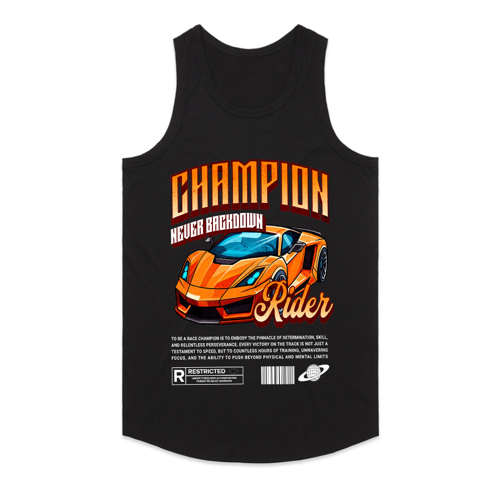 Champion Supercar Rider – Never Back Down Racing T-Shirt