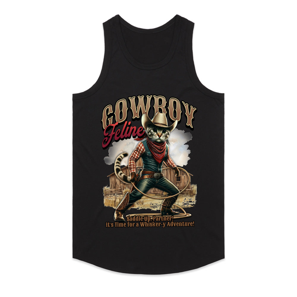 Whisker Wrangler: “Cowboy Feline” Western Adventure Tee