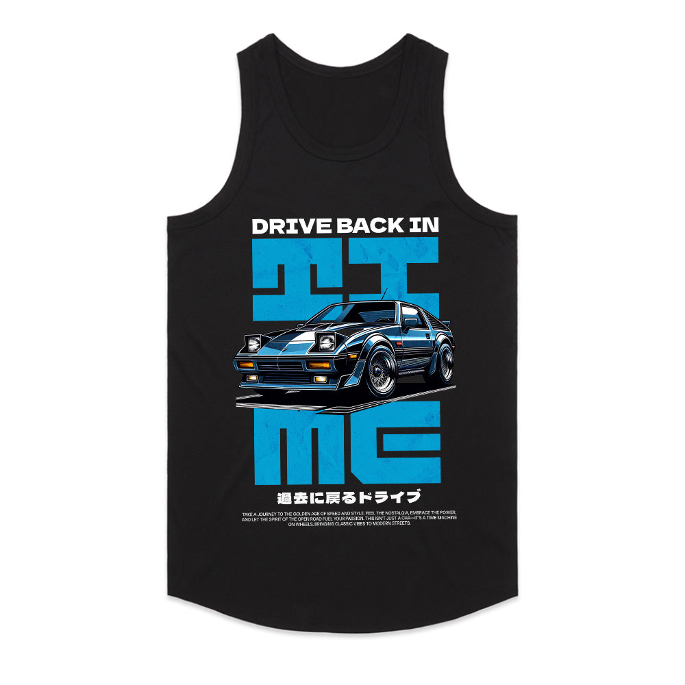 Drive Back in Time - Retro JDM Time Machine Tee