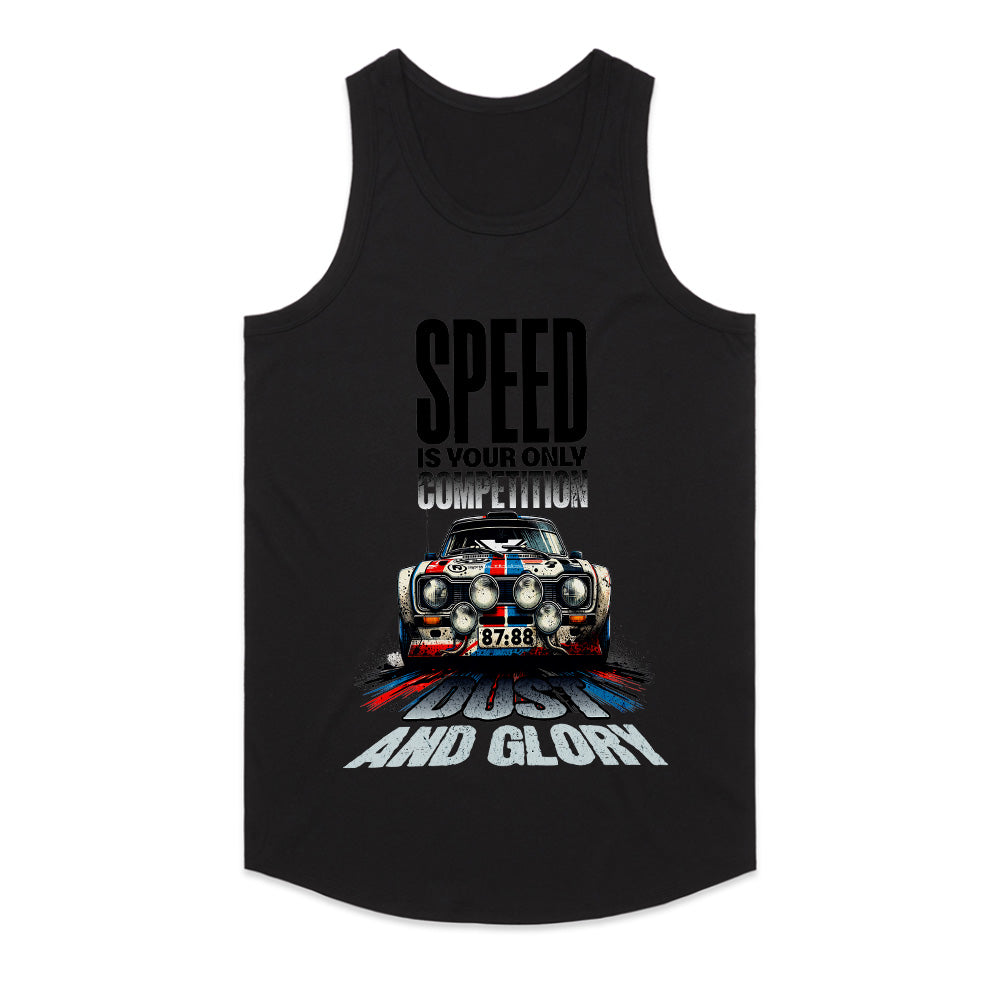 Dust and Glory - Speed Is Your Only Competition Racing Tee