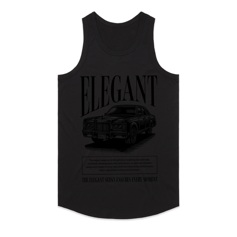 Elegant Sedan - Classic Luxury Vintage Car Tee