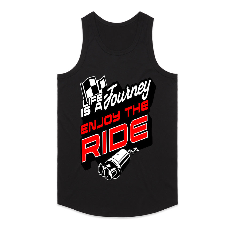 Life Is A Journey - Enjoy The Ride Racing Tee