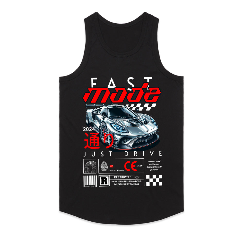 Fast Mode Street Racer - JDM Inspired Car Culture T-Shirt