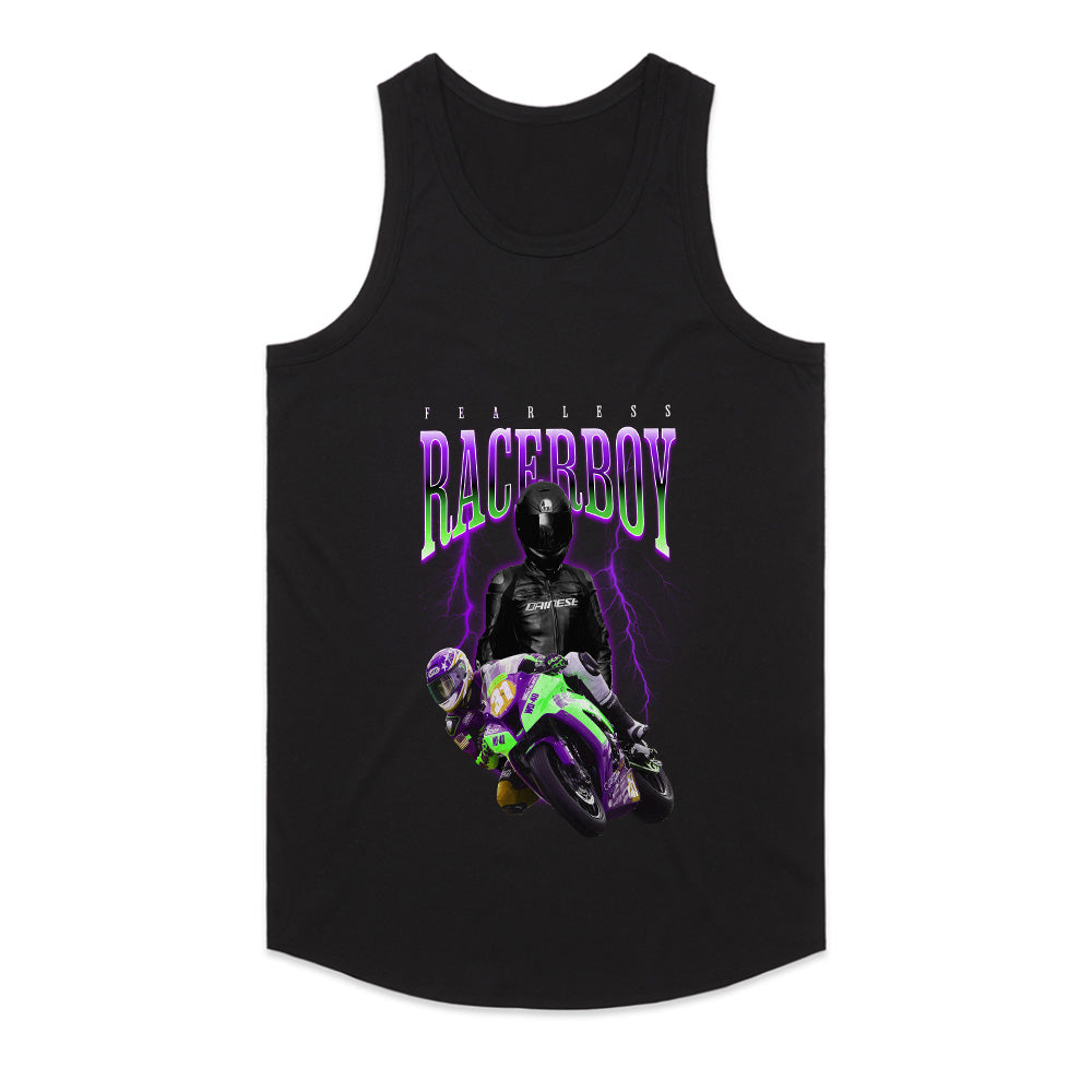 Fearless RacerBoy – High-Speed Superbike Racing T-Shirt