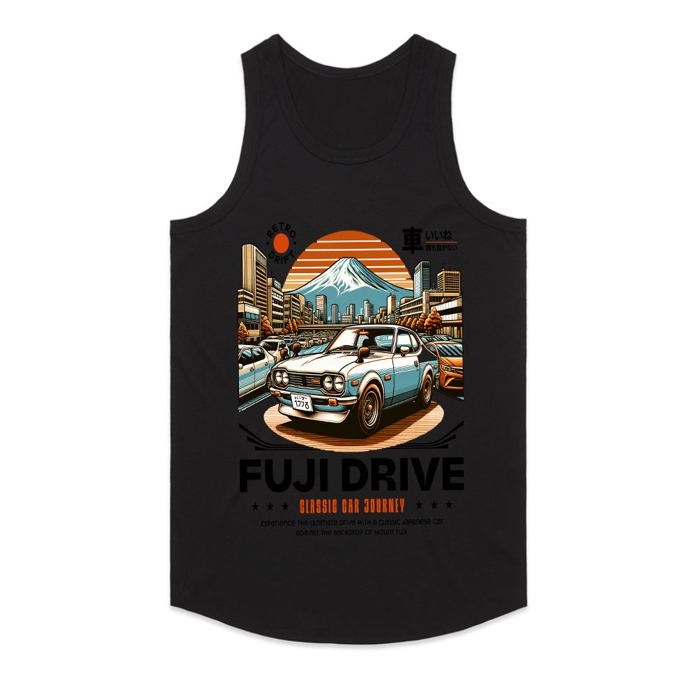 Fuji Drive: Classic JDM Car Journey T-Shirt