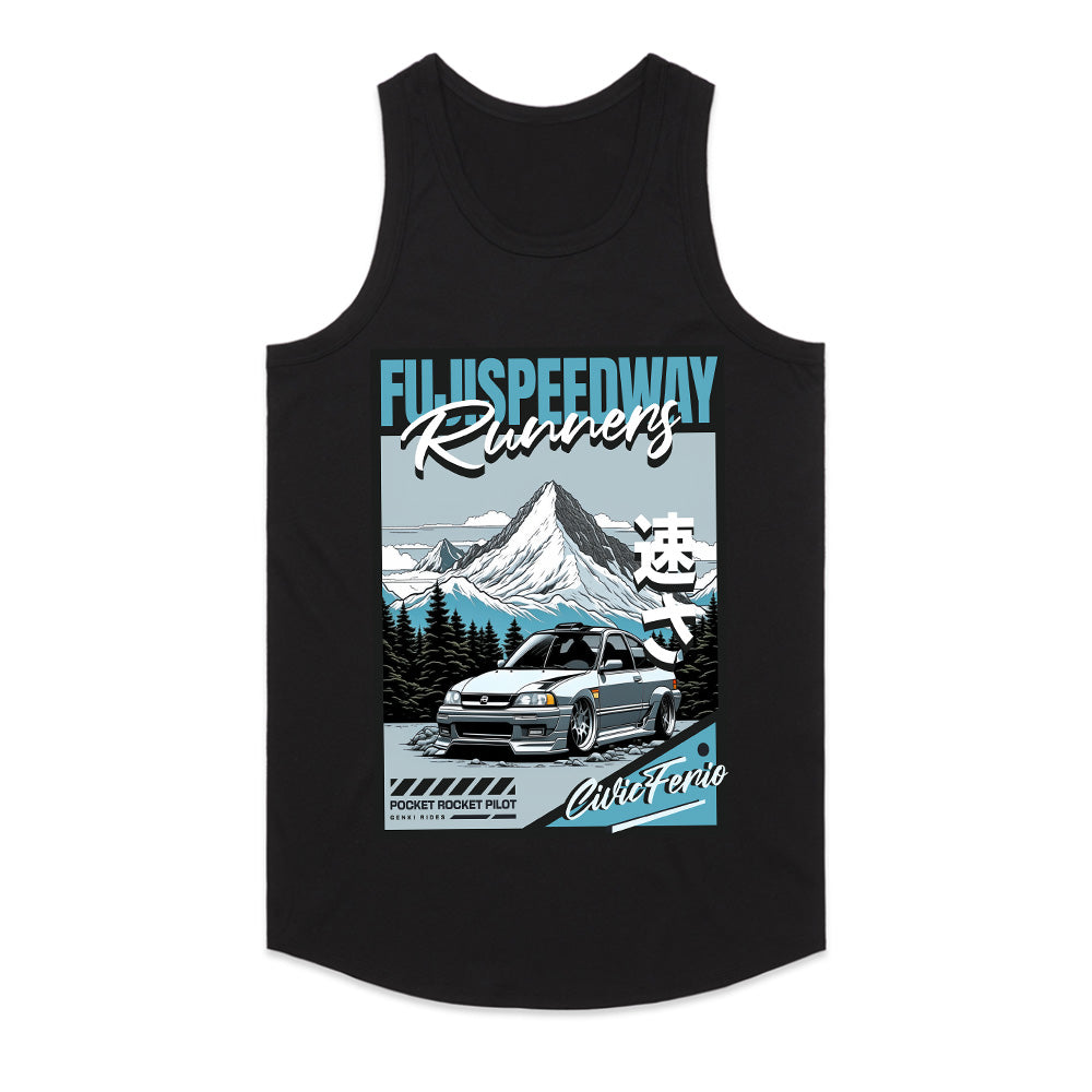Fuji Speedway Runners: Civic Ferio JDM Pocket Rocket T-Shirt