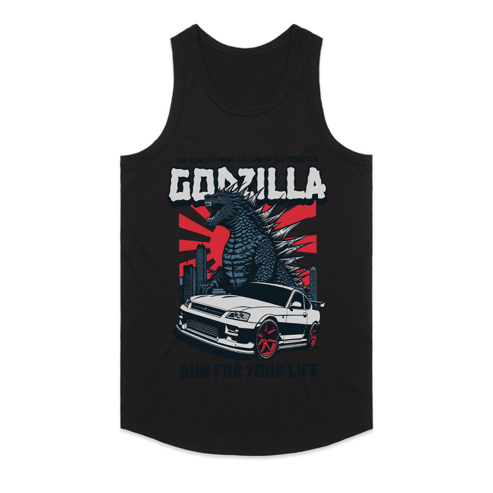 Godzilla JDM Legend: Run for Your Life Skyline T-Shirt