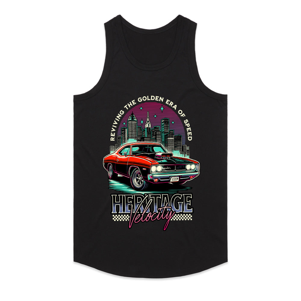 Heritage Velocity: Golden Era Muscle Car T-Shirt