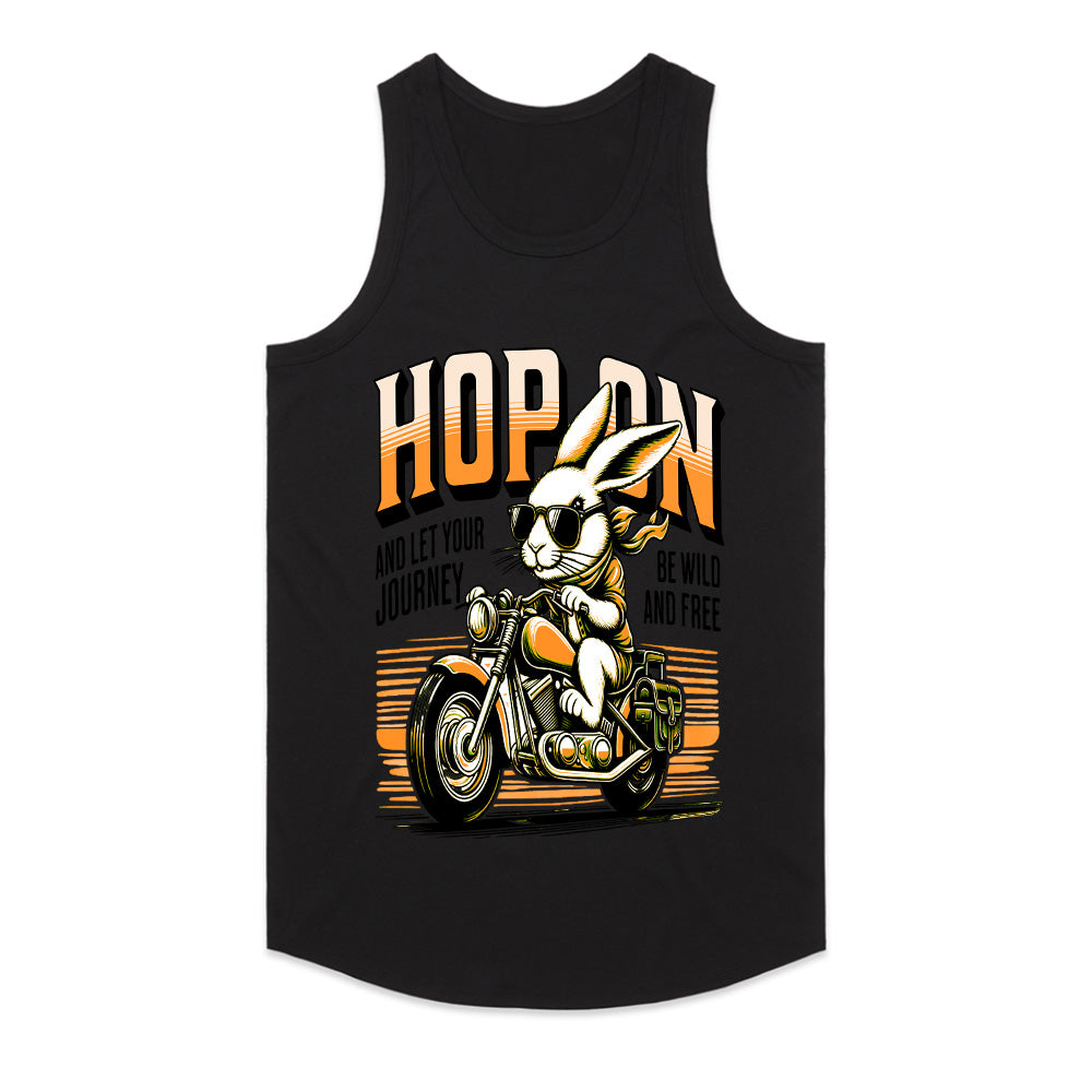 Hop On – Cool Biker Rabbit Adventure T-Shirt