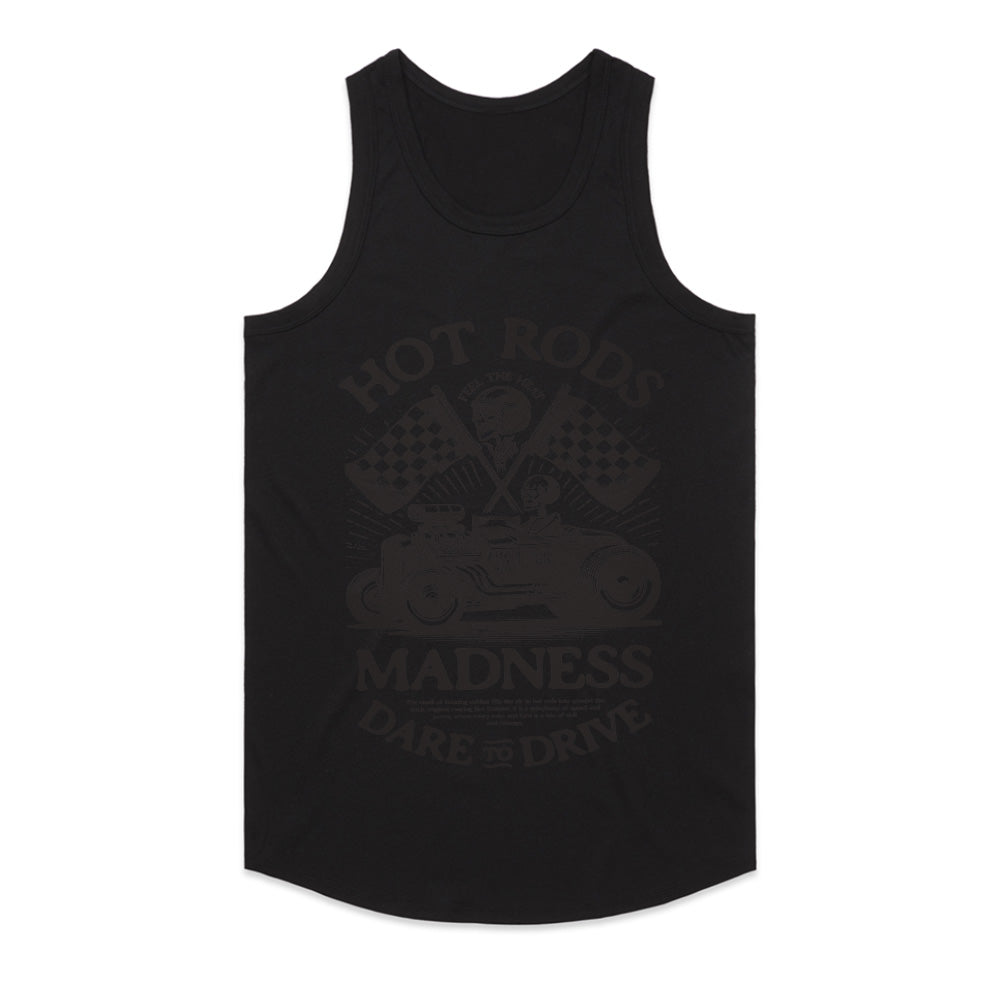 Hot Rods Madness: Dare to Drive Skull Racer T-Shirt