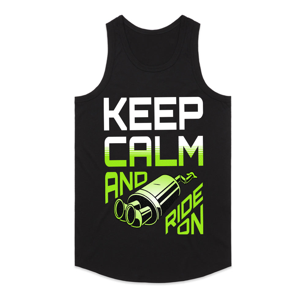 Keep Calm and Ride On: Turbo Exhaust Streetwear T-Shirt