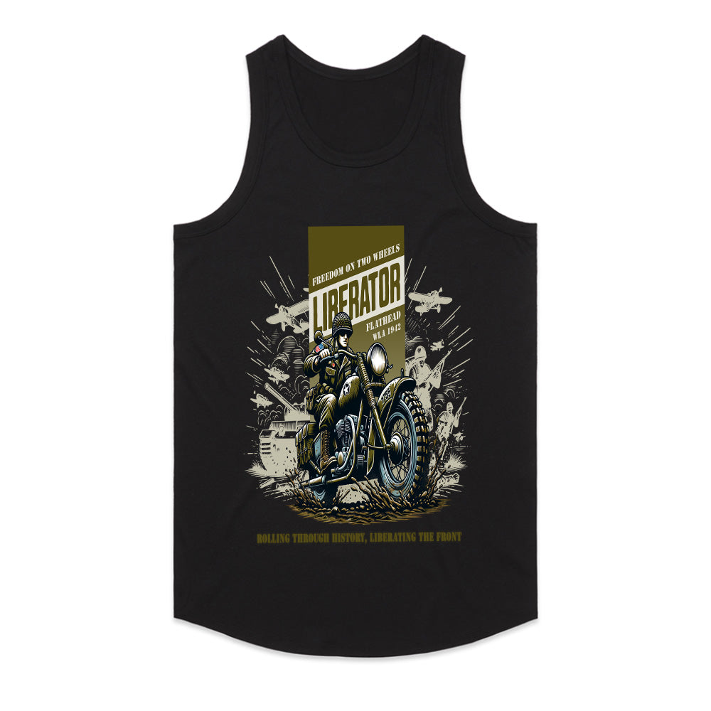 Liberator Ride: WWII Flathead Motorcycle Tribute T-Shirt
