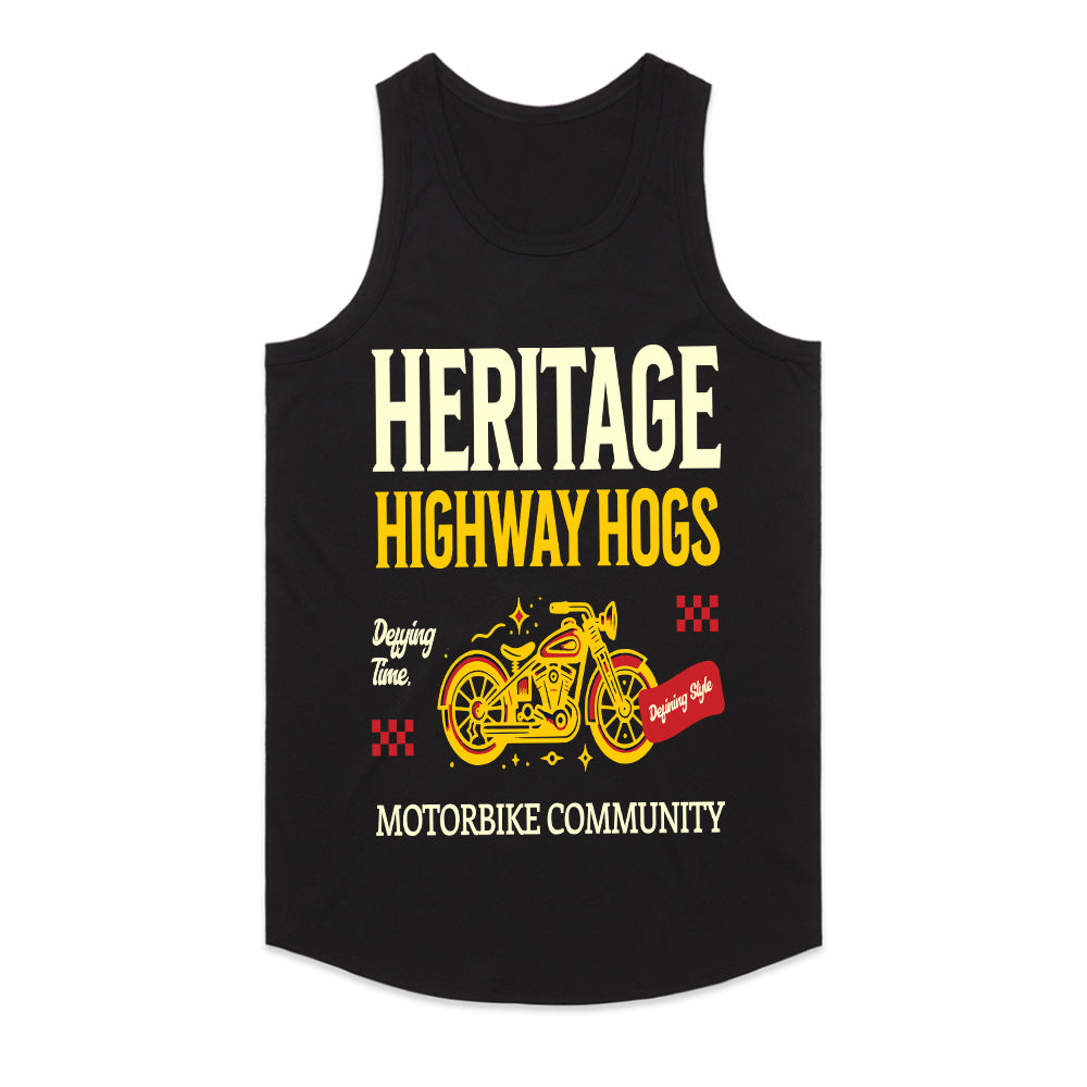 Heritage Highway Hogs – Motorbike Community Classic Rider T-Shirt