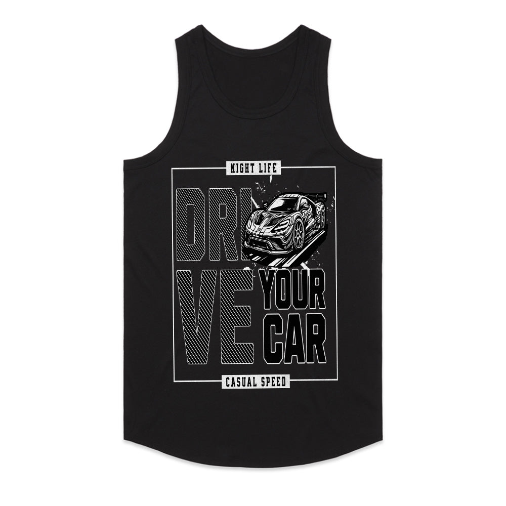 Drive Your Car T-Shirt – Night Life Casual Speed Edition