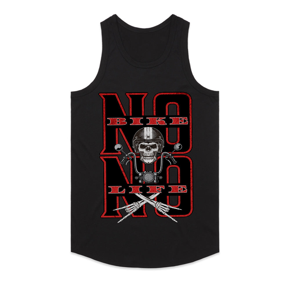 No Bike, No Life – Hardcore Biker Skull T-Shirt