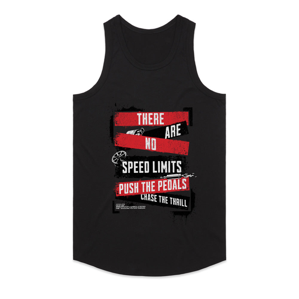 No Speed Limits T-Shirt – Push The Pedals Thrill Chaser Edition