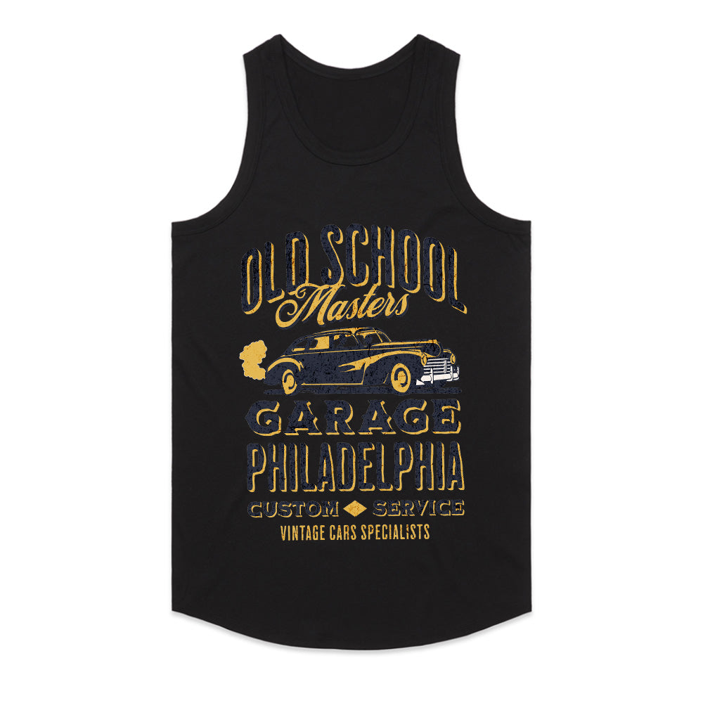 Old School Masters Garage T-Shirt – Philadelphia Vintage Car Edition