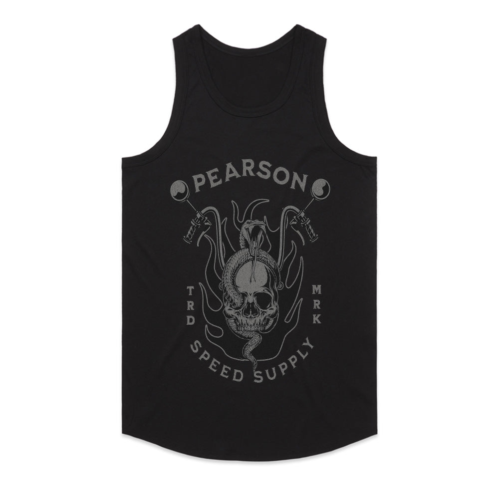 Pearson Speed Supply T-Shirt – Skull & Snake Biker Outlaw Tee