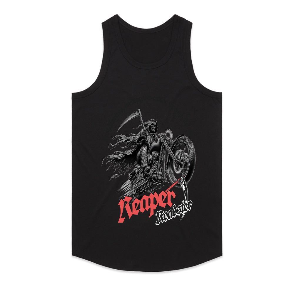 Reaper Roadster T-Shirt – Grim Reaper Biker Ride of Doom Tee