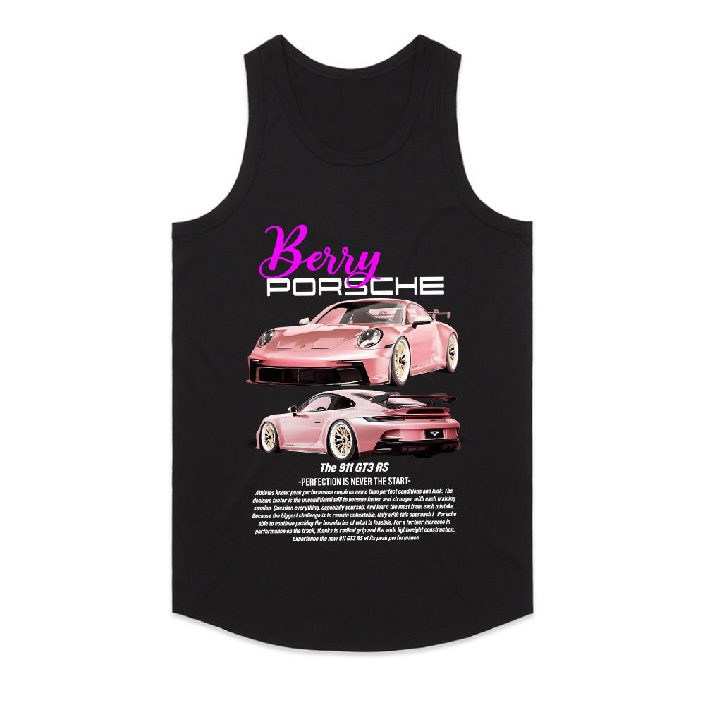 Berry Porsche 911 GT3 RS T-Shirt – Pink Performance Edition