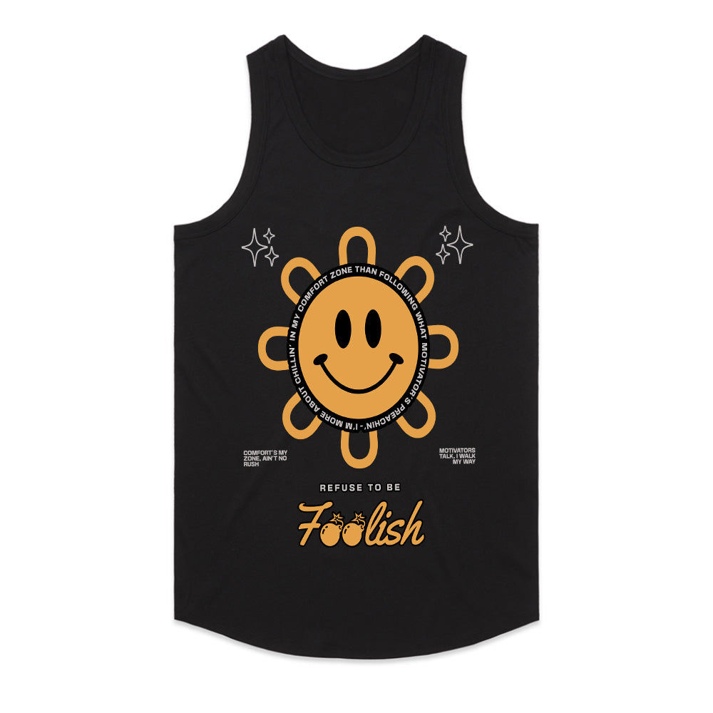 Refuse to Be Foolish: Radiant Smiley Confidence Tee