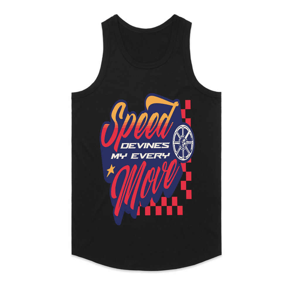 Speed Defines My Every Move Racing Typography T-Shirt