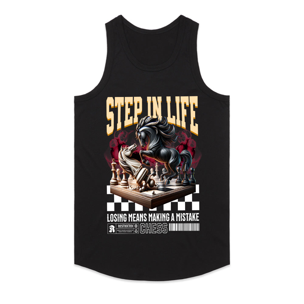 Knight’s Gambit: Step In Life Chess Tee