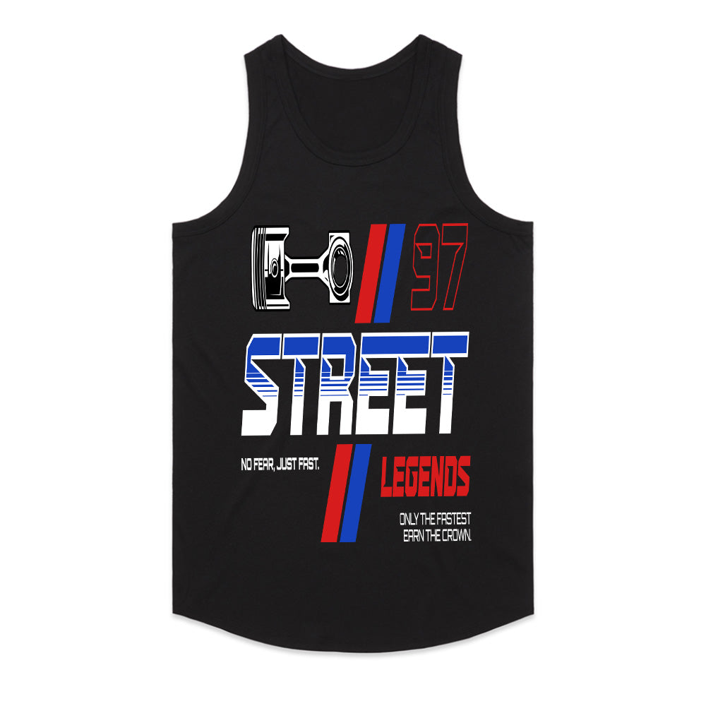 Street Legends – No Fear, Just Fast Racing T-Shirt