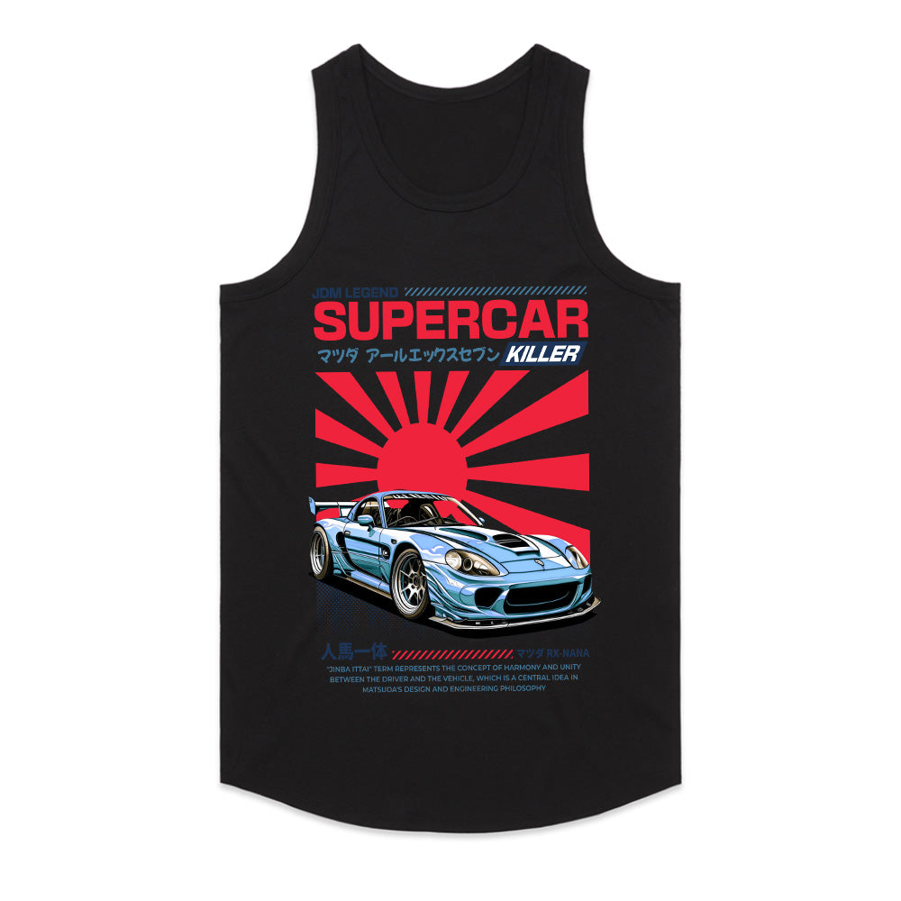 Supercar Killer – JDM RX-7 Legend Rising Sun T-Shirt