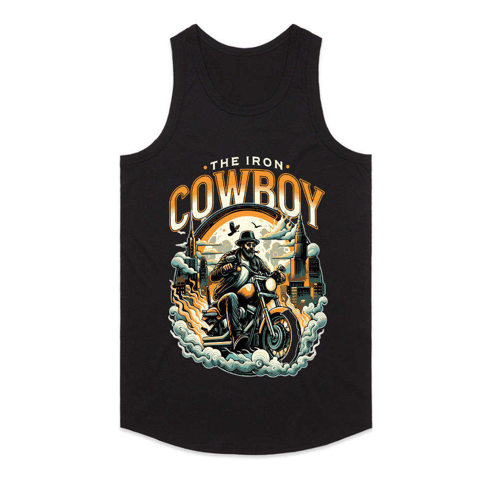 The Iron Cowboy T-Shirt – Western Biker Legend Tee