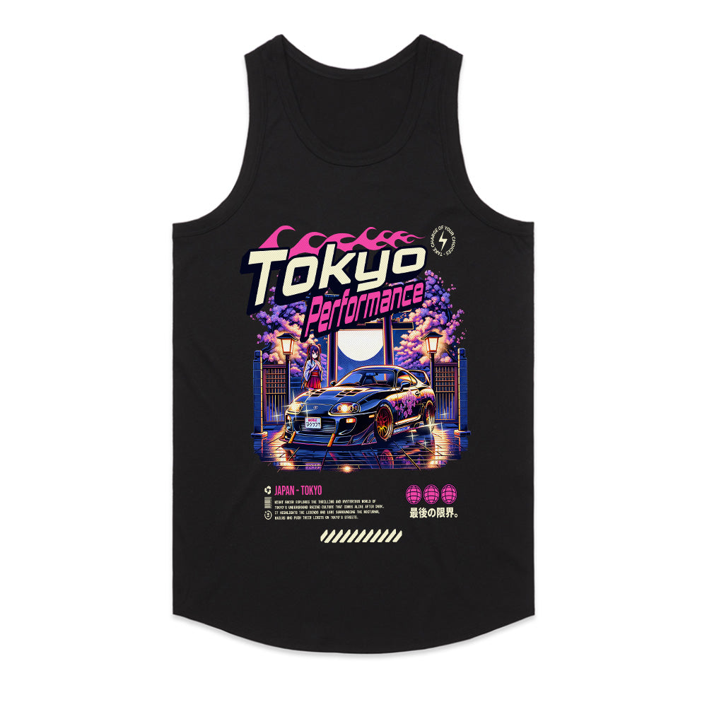 Tokyo Performance – Neon JDM Nightlife Supra T-Shirt