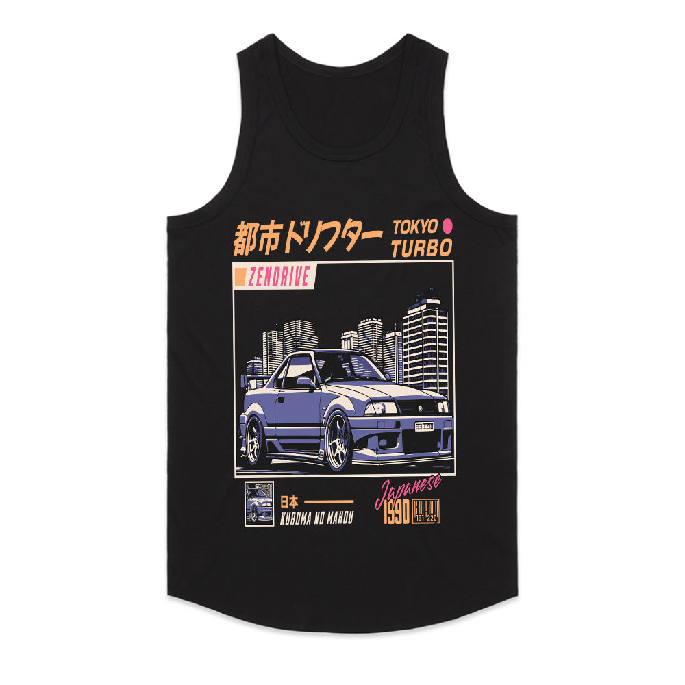 Tokyo Turbo Zendrive – Retro JDM 90s Drift Legend T-Shirt
