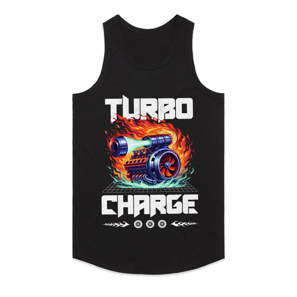 Turbo Charge Inferno – High-Boost Engine Power T-Shirt