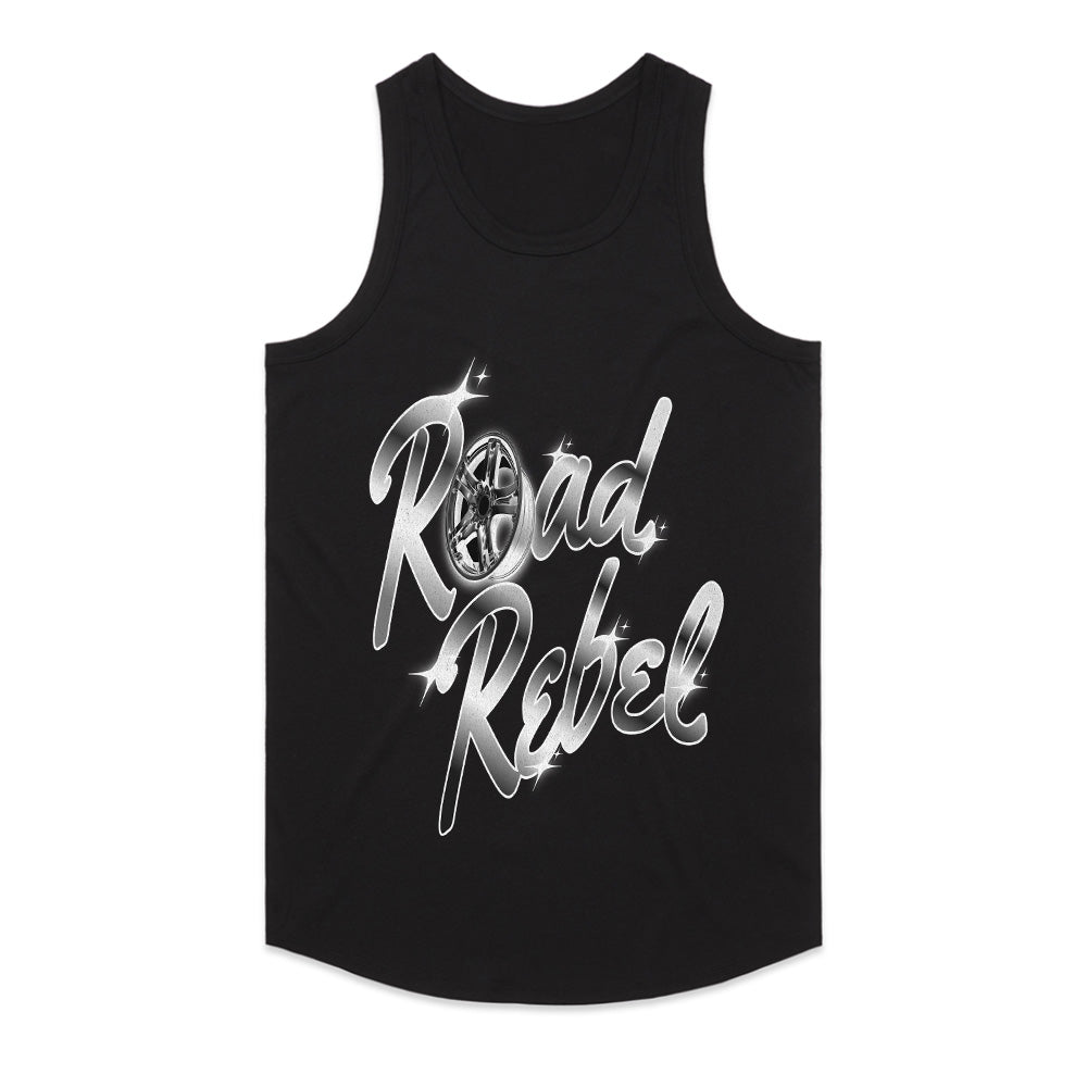 Road Rebel – Chrome Street Style Car Enthusiast T-Shirt