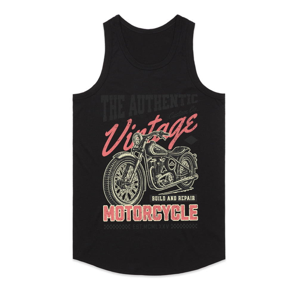 Vintage Motorcycle T-Shirt – Classic Biker Heritage Apparel