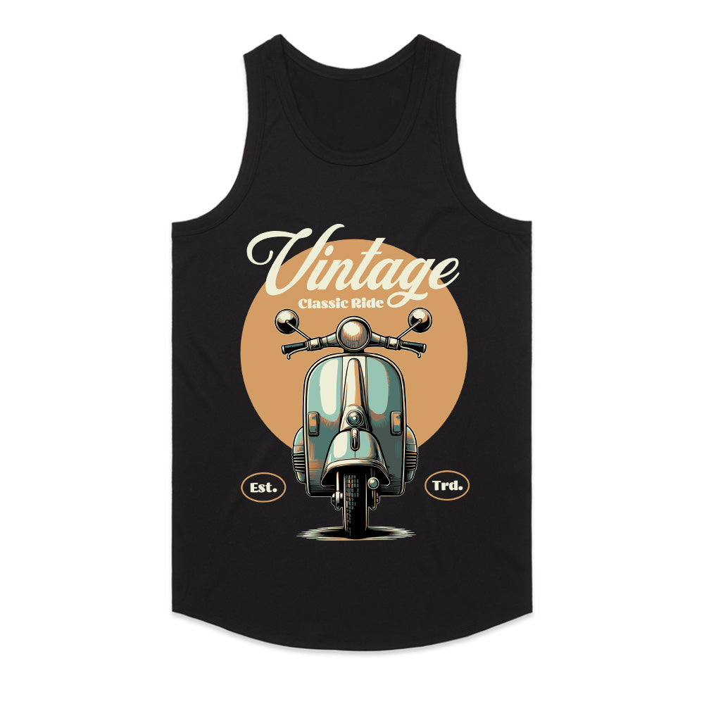 Vintage Classic Ride T-Shirt – Retro Scooter Enthusiast Apparel