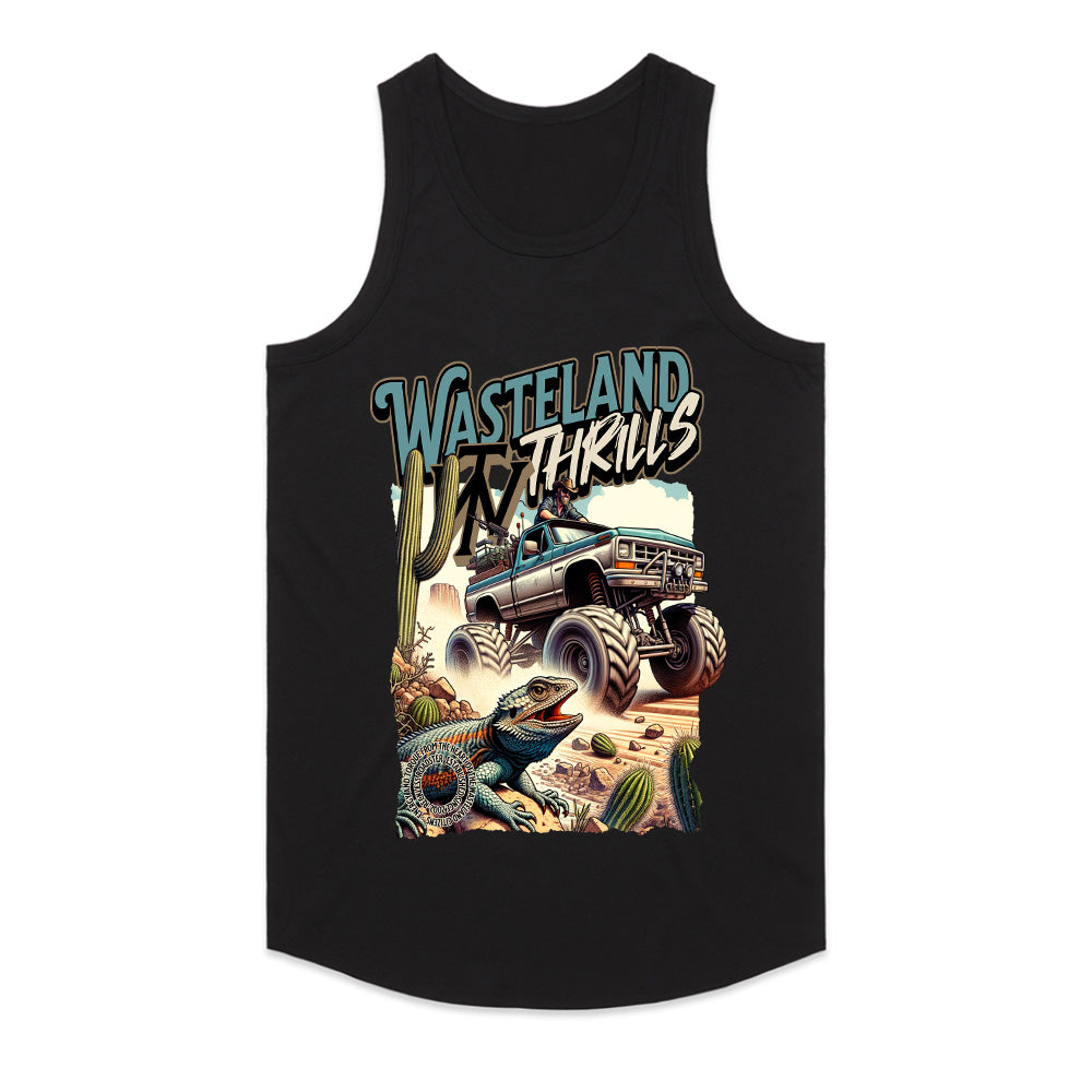 Wasteland Thrills — Retro Off-Road Monster Truck Adventure T-Shirt