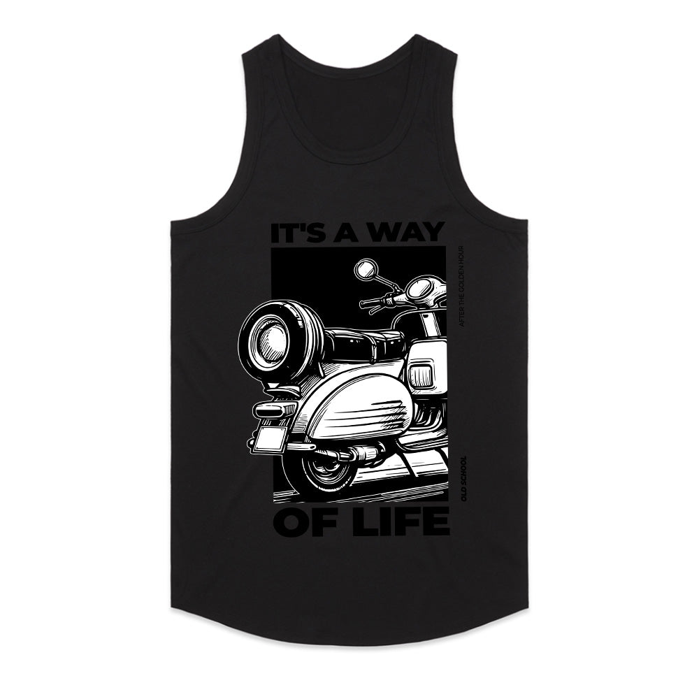 Way of Life Retro Scooter T-Shirt – Classic Ride, Timeless Passion