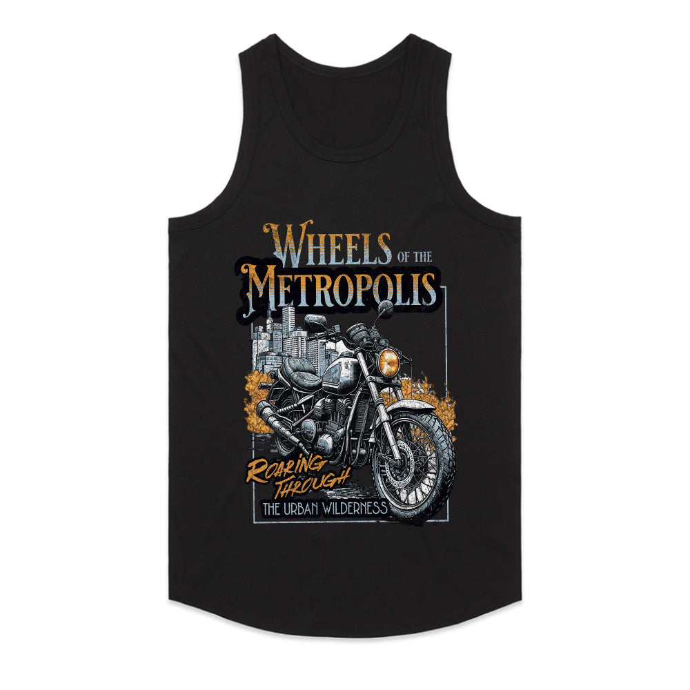 Wheels of the Metropolis Biker T-Shirt – Roaring Through the Urban Wilderness